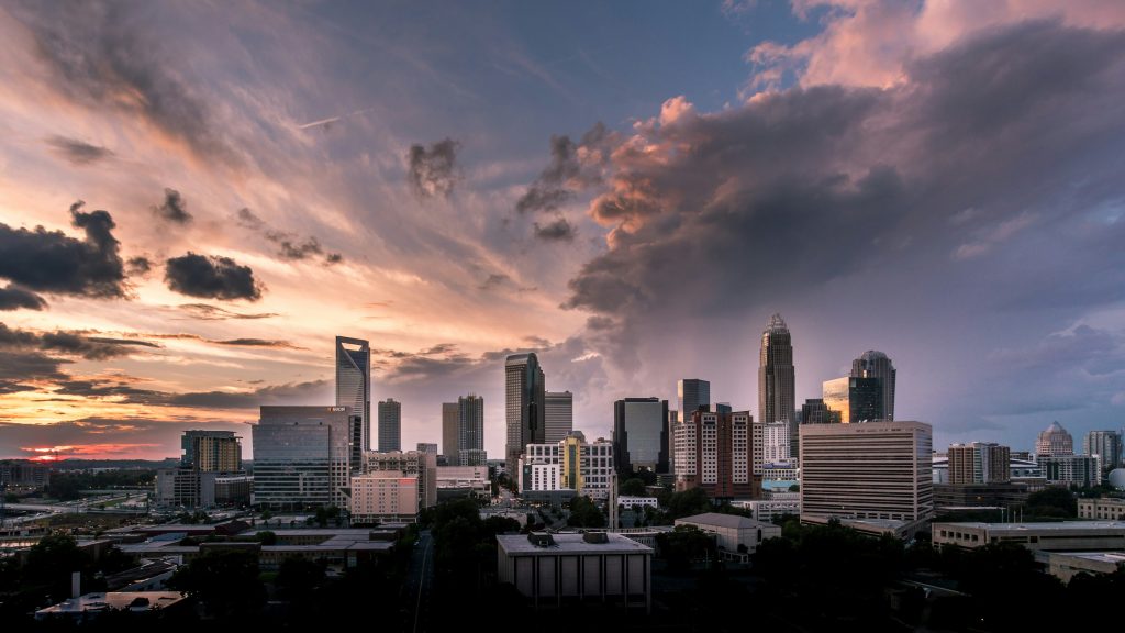 Queen city skyline